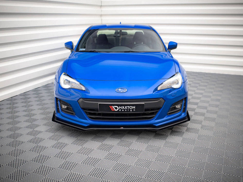 Maxton Design Street PRO Front Splitter V.1 + Flaps Subaru BRZ Mk1 Facelift
