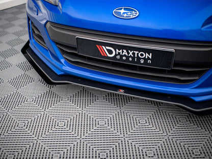Maxton Design Street PRO Front Splitter V.1 + Flaps Subaru BRZ Mk1 Facelift