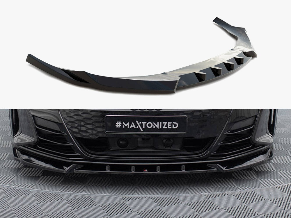 Maxton Design Front Splitter V.1 Audi e-Tron GT / RS GT Mk1