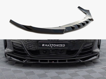 Maxton Design Front Splitter V.1 Audi e-Tron GT / RS GT Mk1