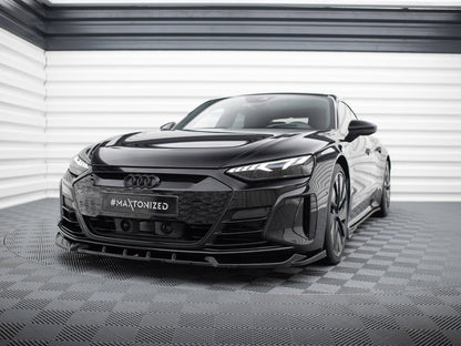 Maxton Design Front Splitter V.1 Audi e-Tron GT / RS GT Mk1