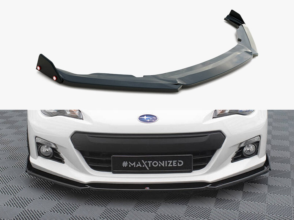 Maxton Design Front Splitter V.1 + Flaps Subaru BRZ Mk1