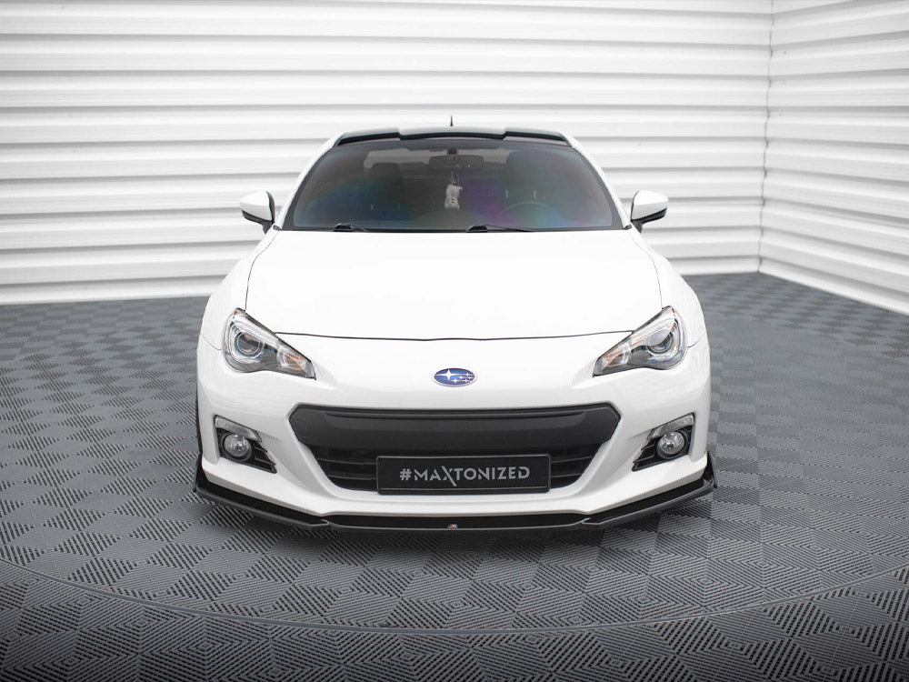 Maxton Design Front Splitter V.1 + Flaps Subaru BRZ Mk1