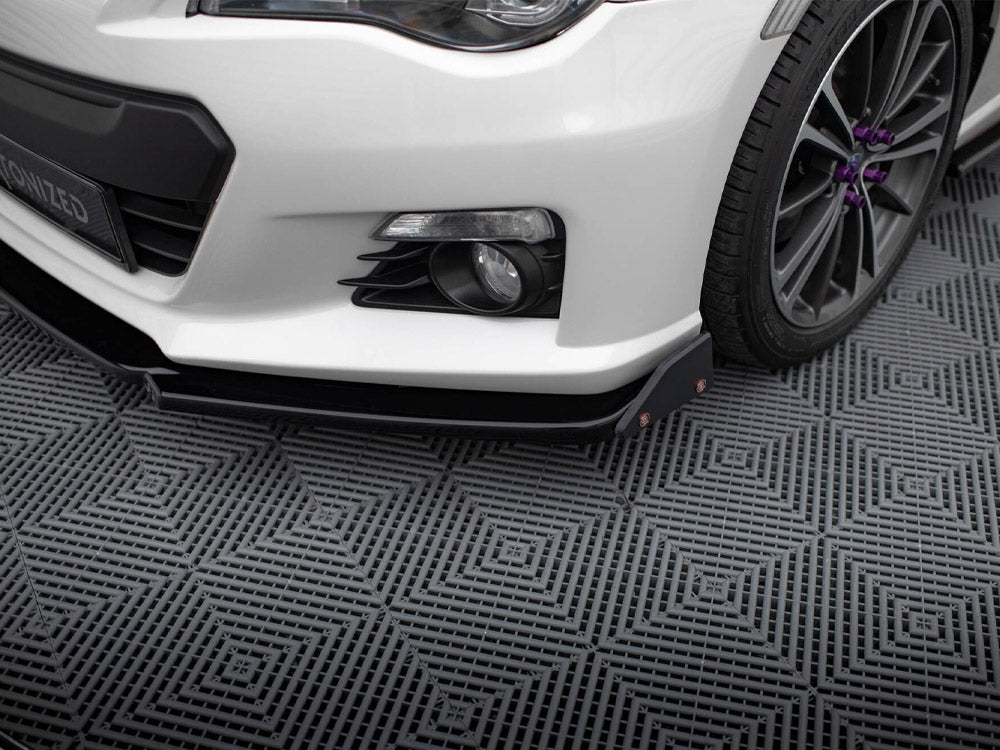Maxton Design Front Splitter V.1 + Flaps Subaru BRZ Mk1
