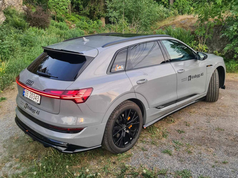 Maxton Design Central Rear Splitter (Vertical Bars) Audi e-Tron S-Line