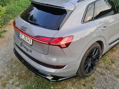 Maxton Design Central Rear Splitter (Vertical Bars) Audi e-Tron S-Line