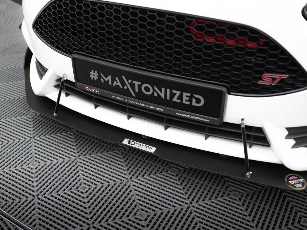 Maxton Design Front Racing Splitter V.2 Fiesta ST Mk7 Facelift