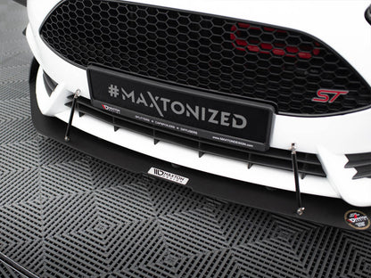 Maxton Design Front Racing Splitter V.2 Fiesta ST Mk7 Facelift