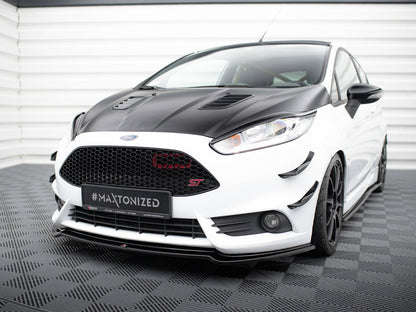 Maxton Design Front Splitter V.3 Fiesta Mk7 ST Facelift