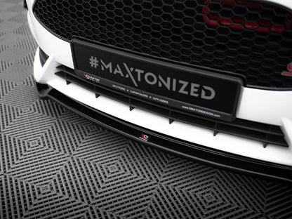 Maxton Design Front Splitter V.3 Fiesta Mk7 ST Facelift