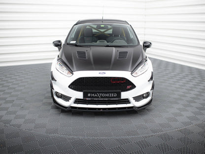 Maxton Design Front Splitter V.4 Ford Fiesta ST Mk7 Facelift