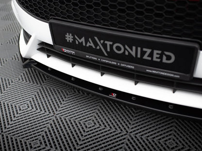Maxton Design Front Splitter V.4 Ford Fiesta ST Mk7 Facelift