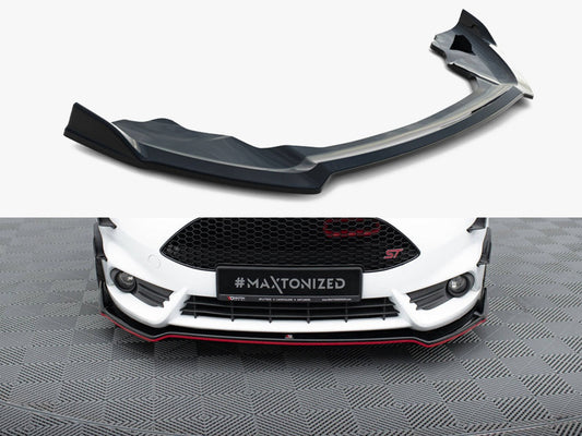 Maxton Design Front Splitter V.5 Ford Fiesta ST Mk7 Facelift
