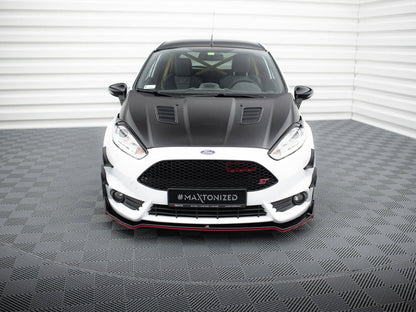 Maxton Design Front Splitter V.5 Ford Fiesta ST Mk7 Facelift
