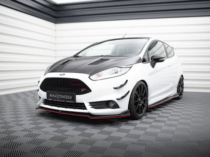 Maxton Design Front Splitter V.5 Ford Fiesta ST Mk7 Facelift