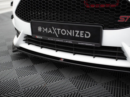 Maxton Design Front Splitter V.5 Ford Fiesta ST Mk7 Facelift