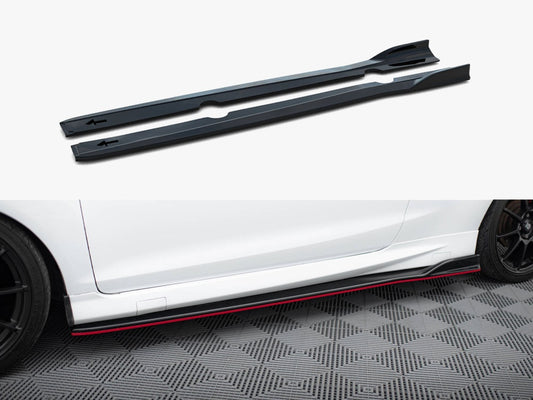 Maxton Design Side Skirts Diffusers V.3 Ford Fiesta ST / ST-Line Mk7 / Mk7 FL