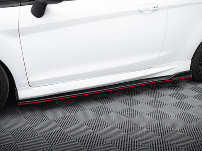 Maxton Design Side Skirts Diffusers V.3 Ford Fiesta ST / ST-Line Mk7 / Mk7 FL