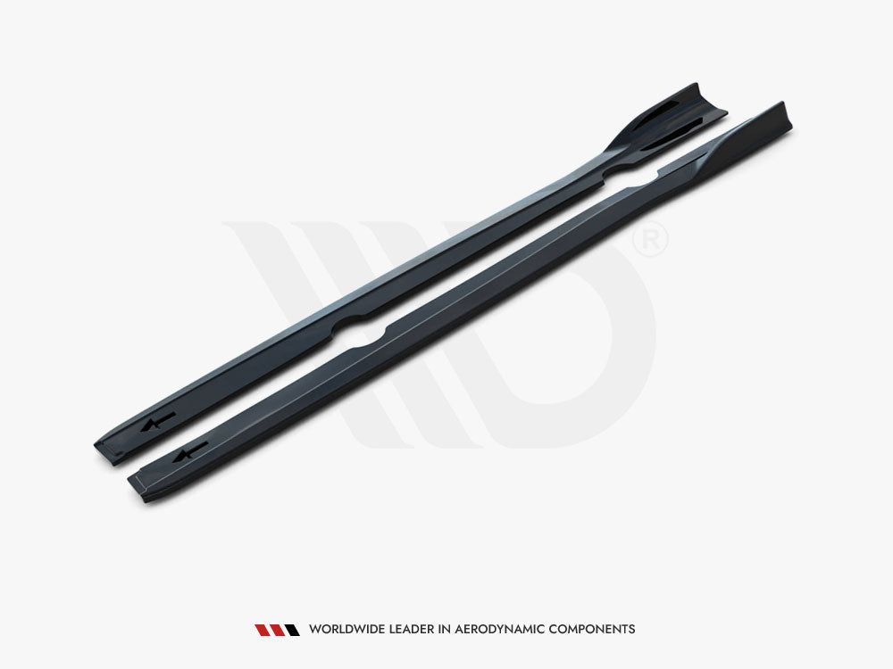 Maxton Design Side Skirts Diffusers V.3 Ford Fiesta ST / ST-Line Mk7 / Mk7 FL