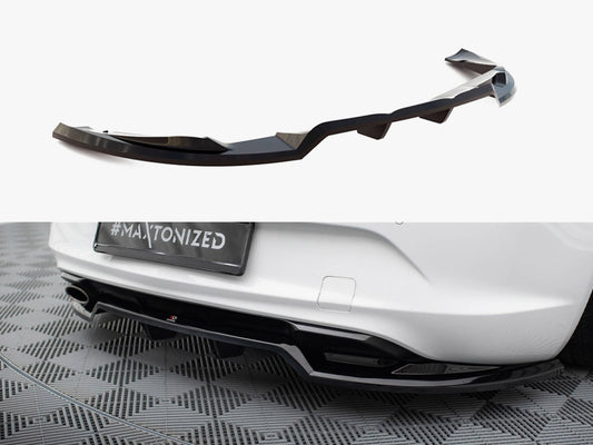 Maxton Design Central Rear Splitter (Vertical Bars) Opel Cascada