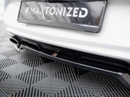 Maxton Design Central Rear Splitter (Vertical Bars) Opel Cascada