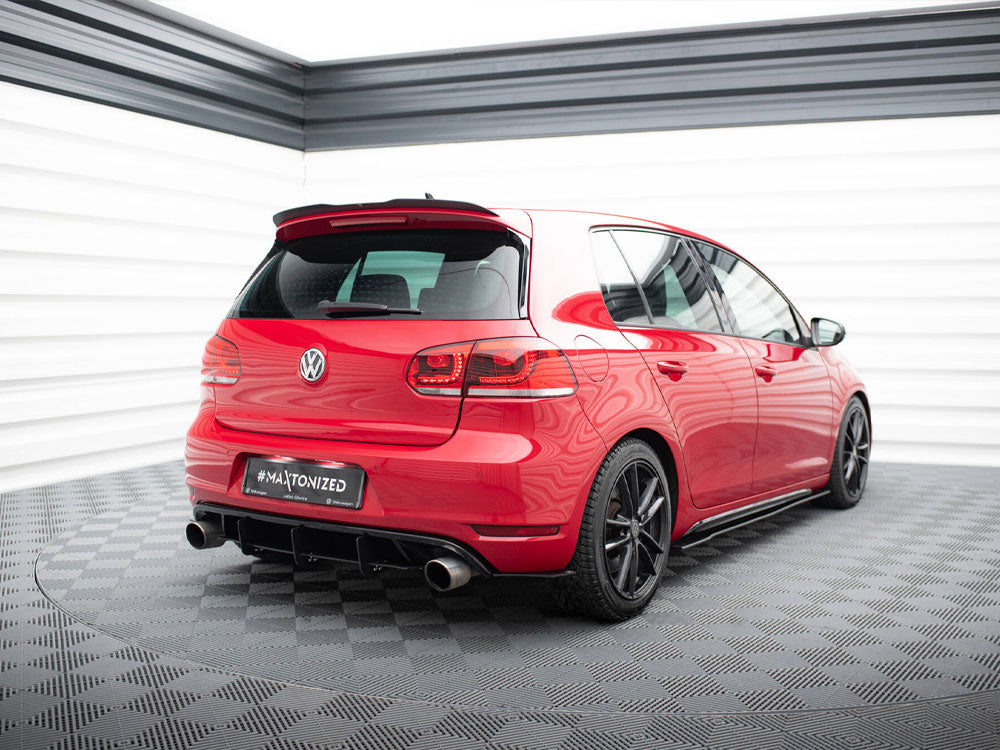 Maxton Design Rear Diffuser & Rear Side Splitters VW Golf Mk6 GTI / 35TH
