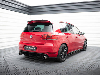 Maxton Design Rear Diffuser & Rear Side Splitters VW Golf Mk6 GTI / 35TH