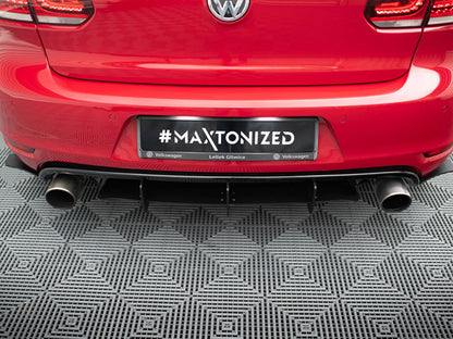 Maxton Design Rear Diffuser & Rear Side Splitters VW Golf Mk6 GTI / 35TH