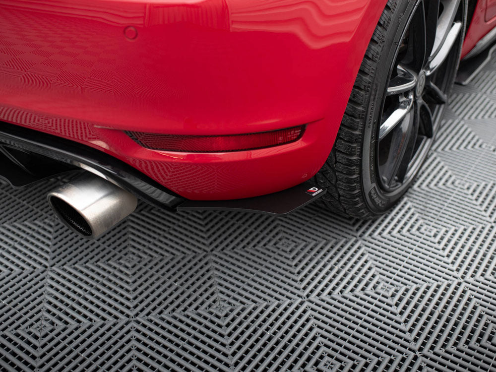 Maxton Design Rear Diffuser & Rear Side Splitters VW Golf Mk6 GTI / 35TH