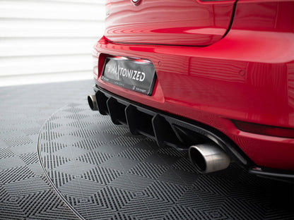 Maxton Design Street PRO Rear Diffuser V.2 VW Golf GTI Mk6