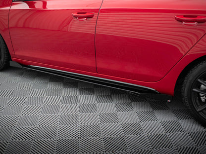 Maxton Design Street PRO Side Skirts Diffusers + Flaps VW Golf GTI Mk6