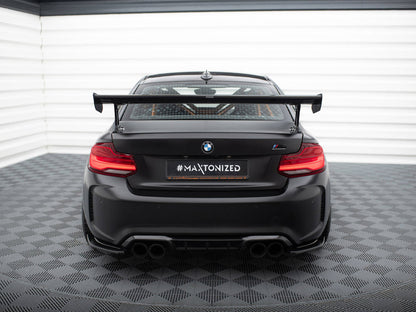 Maxton Design Carbon Spoiler With External Brackets Uprights BMW M2 F87
