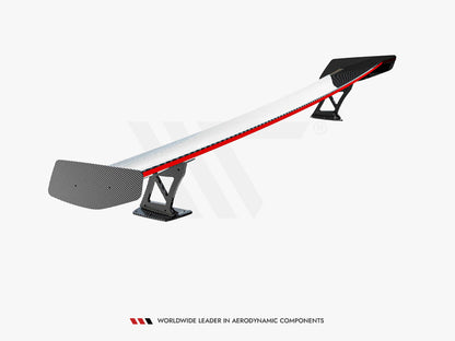 Maxton Design Carbon Spoiler With External Brackets Uprights + LED BMW M2 F87