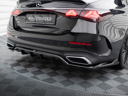 Maxton Design Rear Splitter (Vertical Bars) Mercedes-Benz E AMG-Line W214