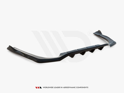Maxton Design Rear Splitter (Vertical Bars) Mercedes-Benz E AMG-Line W214