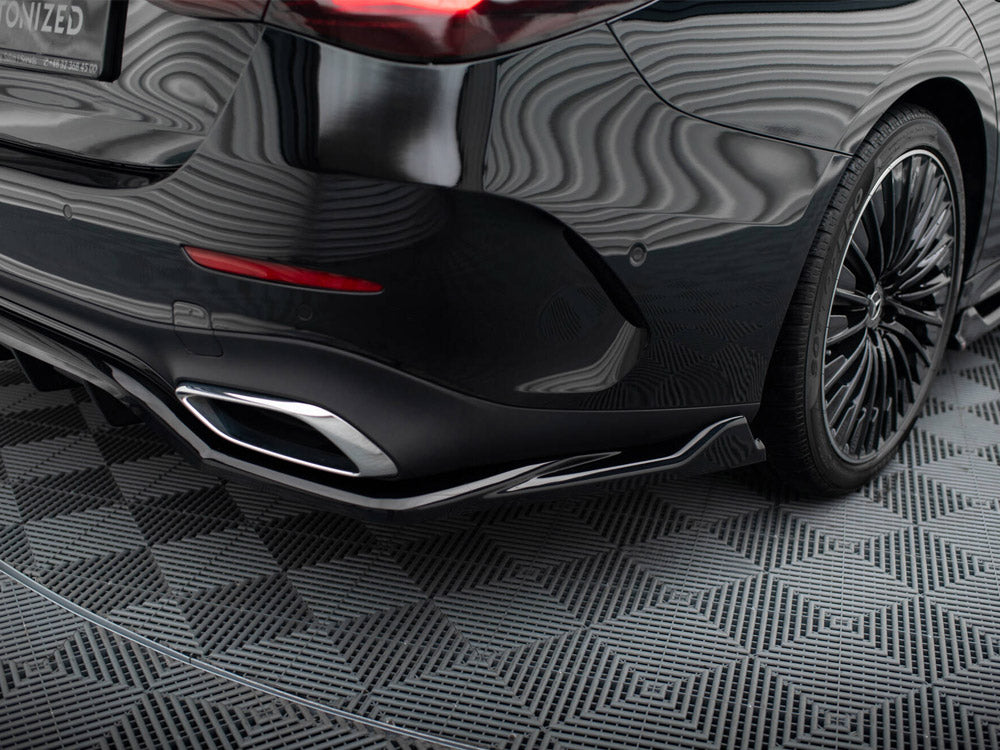 Maxton Design Rear Splitter (Vertical Bars) Mercedes-Benz E AMG-Line W214