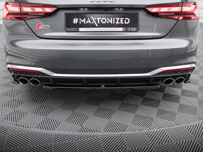Maxton Design Central Rear Splitter S5 Sportback / Coupe F5 Facelift