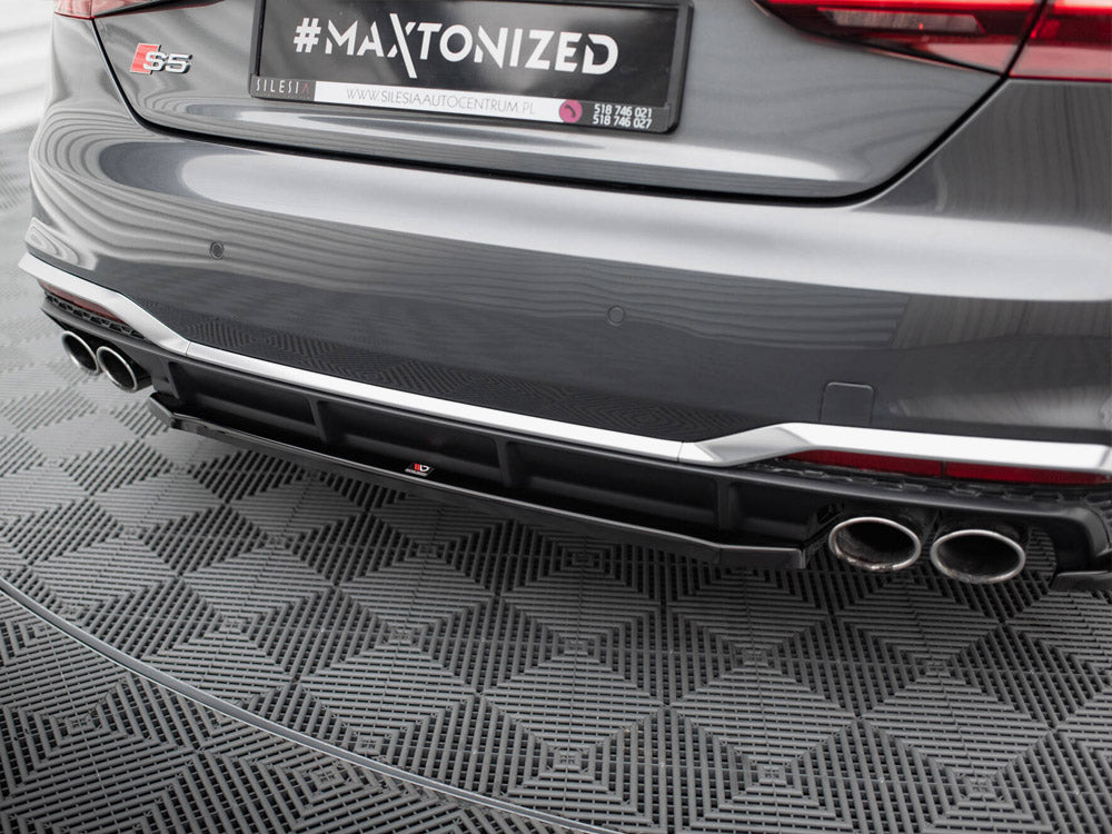 Maxton Design Central Rear Splitter S5 Sportback / Coupe F5 Facelift