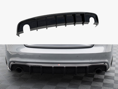 Maxton Design Rear Valance Audi A5 S-Line Coupe / Sportback 8T Facelift (Version with single exhausts on both sides)