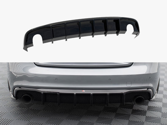 Maxton Design Rear Valance Audi A5 S-Line Coupe / Sportback 8T Facelift (Version with single exhausts on both sides)