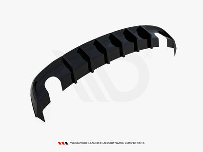 Maxton Design Rear Valance Audi A5 S-Line Coupe / Sportback 8T Facelift (Version with single exhausts on both sides)