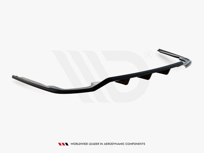 Maxton Design Central Rear Splitter (Vertical Bars) Audi A8 S-Line D5