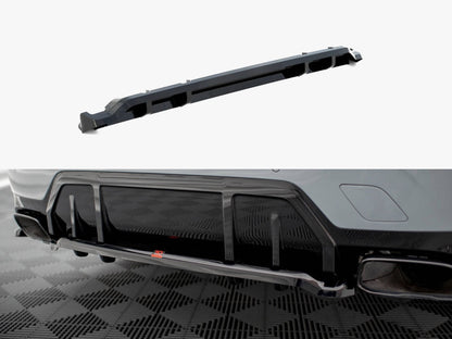 Maxton Design Central Rear Splitter (Vertical Bars) V.1 BMW M340i G20 / G21 Facelift