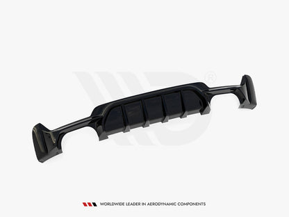 Maxton Design Rear Valance BMW 4 Coupe / Gran Coupe / Cabrio M-Pack F32 / F36 / F33 (Version with dual exhausts on both sides)