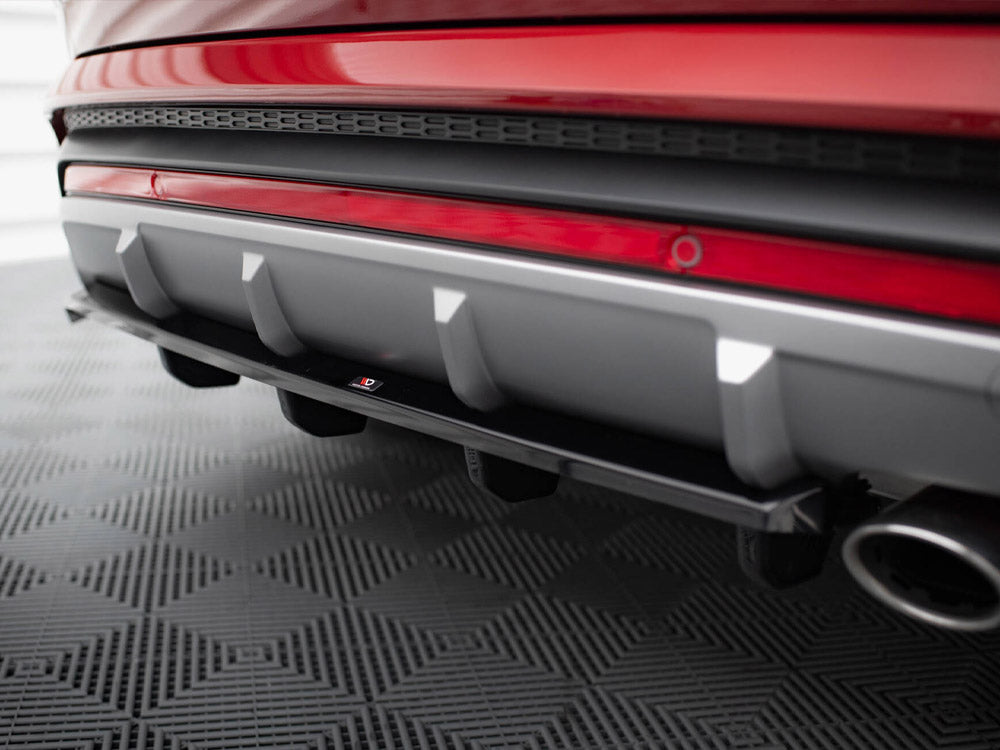 Maxton Design Central Rear Splitter (Vertical Bars) Hyundai Tucson N-Line Mk4