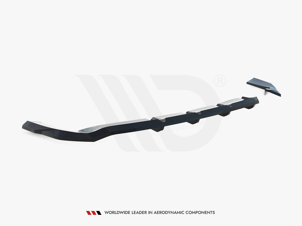 Maxton Design Central Rear Splitter (Vertical Bars) Hyundai Tucson N-Line Mk4
