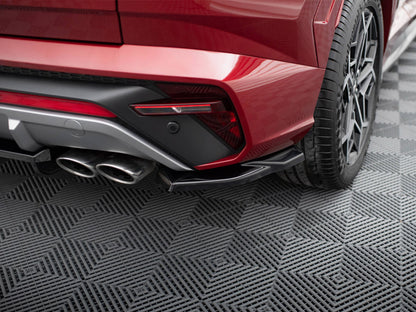 Maxton Design Central Rear Splitter (Vertical Bars) Hyundai Tucson N-Line Mk4