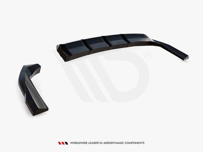 Maxton Design Central Rear Splitter (Vertical Bars) Hyundai Tucson N-Line Mk4