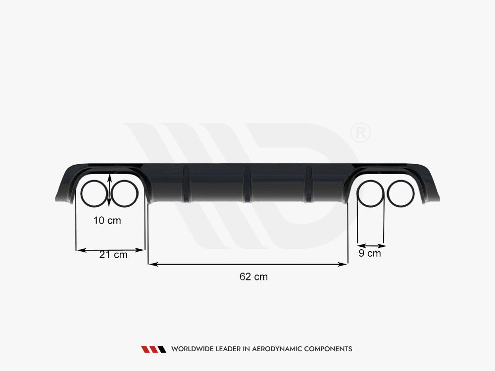 Maxton Design Rear Valance BMW M5 / 5 M-Pack E39