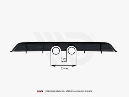 Maxton Design Rear Valance V.2 Volkswagen Scirocco Mk3 (R32 Exhaust)